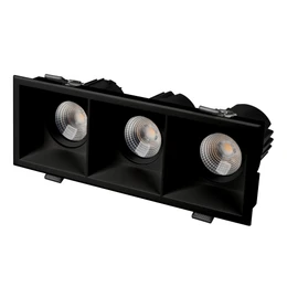 Фото #1 товара Светильник MS-FLOW-BUILT-S230x85-3x12W Warm3000 (BK, 38 deg, 230V) (Arlight, IP20 Металл, 5 лет)