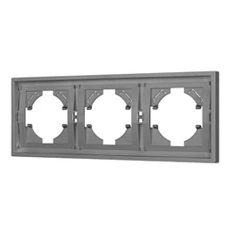 Фото #1 товара Рамка пластиковая FRM-TENDO-PL-3-GR (Arlight, -)