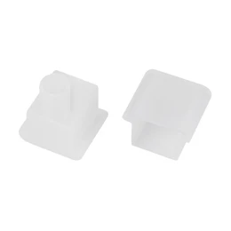 Фото #1 товара Заглушка MOONLIGHT-T-CAP-10x10mm-BOTTOM-S-SET (Arlight, Силикон)