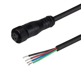Фото #1 товара Коннектор питания ARL-WAVE-1010-RGB-CON-POWER-FEMALE-BLK (Arlight, IP67 Пластик, 3 года)