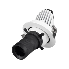 Фото #1 товара Светильник LGD-ARTIFACT-BUILT-FLAP-CROP-ZOOM-R90-12W Warm3000 (Черный, 20-35 deg, 230V) (Arlight, IP20 Металл, 5 лет)
