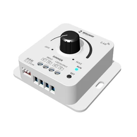 Фото #1 товара INTELLIGENT ARLIGHT Диммер SMART-PWM-101-32-DIM-SUF (12-48V, 1x8A, 2.4G) (IARL, IP20 Пластик, 5 лет)