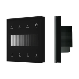 Фото #1 товара INTELLIGENT ARLIGHT Сенсорная панель SMART-DALI-301-11-4G-3SC-DT6 Черная (230V, встраиваемая, 2.4G) (IARL, IP20 Пластик, 5 лет)
