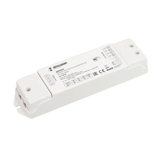 Фото товара INTELLIGENT ARLIGHT Диммер SMART-DALI-104-72-SH-DT6/DT8-SUF (12-48V, 4x5A) (IARL, IP20 Пластик, 5 лет)
