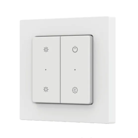 Фото товара INTELLIGENT ARLIGHT Кнопочная панель SMART-RF-801-22-MULTI белая, квадрат. (3V, пластик, 2.4G) (IARL, IP20 Пластик, 5 лет)