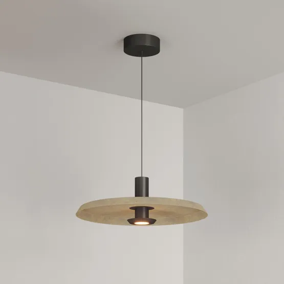 Фото #3 товара Светильник SP-KOTARO-R450-12W Warm2700 (BG-BG, 36 deg, 230V, TRIAC) (Arlight, IP20)