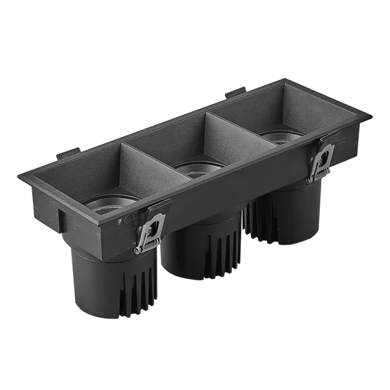 Фото товара Светильник MS-FLOW-BUILT-S230x85-3x12W Warm3000 (BK, 15 deg, 230V) (Arlight, IP20 Металл, 5 лет)