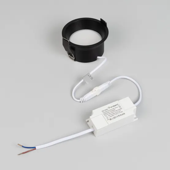 Фото #5 товара Светильник MS-BREEZE-BUILT-R82-9W Warm2700 (BK, 80 deg, 230V) (Arlight, IP20 Металл, 5 лет)