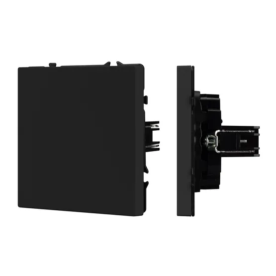 Фото #1 товара Заглушка поста SCT-NOBE-MGG-SFPL-BK (Arlight, Черный оникс)