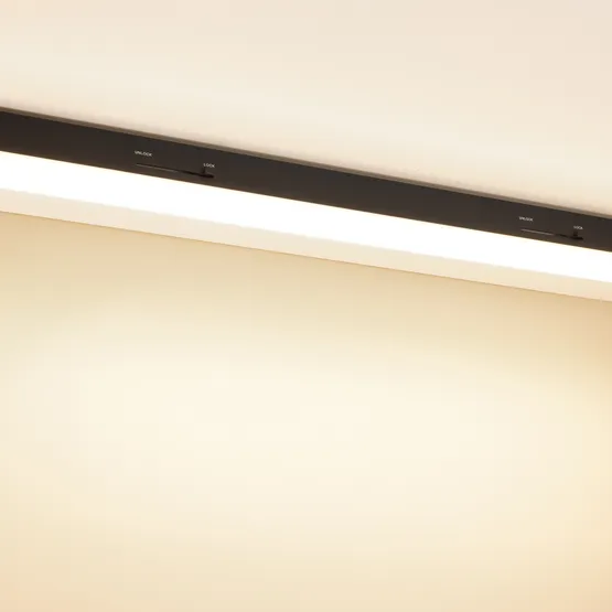 Фото #2 товара Светильник LGD-LUNGO-4TR-L600-20W-30W Warm3000 (Черный, 120 deg, 230V) (Arlight, IP20 Металл, 5 лет)