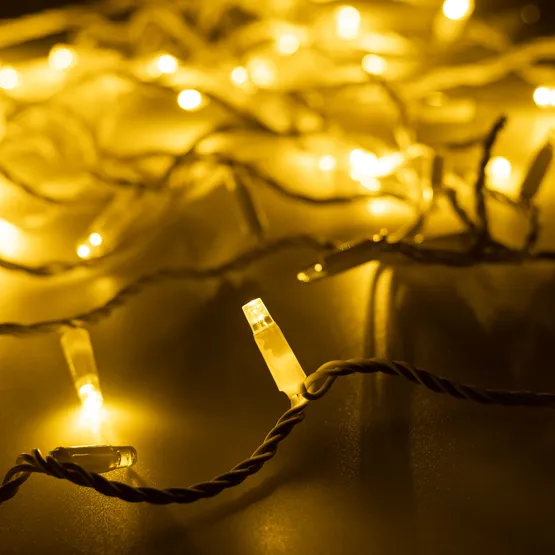 Фото #1 товара Светодиодная гирлянда ARD-STRING-CLASSIC-10000-WHITE-100LED-PULSE Warm (230V, 7W) (Ardecoled, IP65)