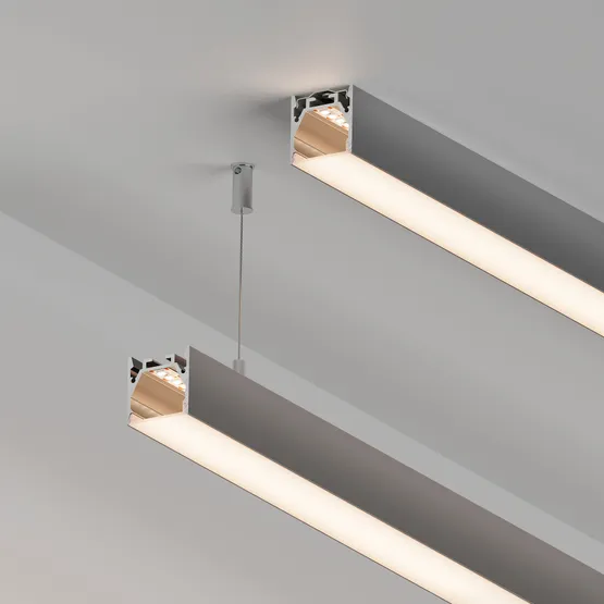 Фото #4 товара Профиль LINE-2525-2000 ANOD (Arlight, Алюминий)