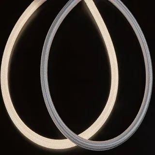 Фото #1 товара Светодиодная лента герметичная MOONLIGHT-COTTON-TOP-S-M560-D13xmm 24V Warm3000 (11 W/m, IP65, 5m, wire x1) (Arlight, Вывод прямой, 3 года)