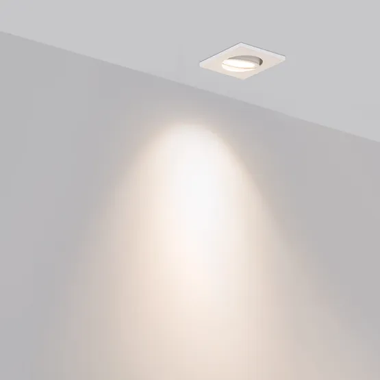 Фото #2 товара Светодиодный светильник LTM-S60x60WH 3W Warm White 30deg (Arlight, IP40 Металл, 3 года)