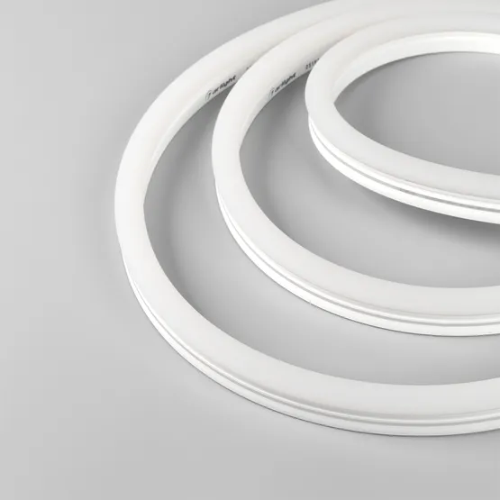Фото #2 товара Светодиодная лента герметичная MOONLIGHT-SIDE-X336-12x24mm 230V Day4000 (11 W/m, IP65, 50m, wire x1) (Arlight, Грибовидная форма)