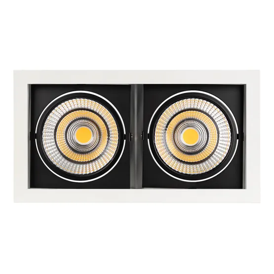 Фото #3 товара Светильник CL-KARDAN-S283x152-2x25W Warm3000 (WH-BK, 30 deg) (Arlight, IP20 Металл, 3 года)