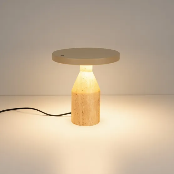 Фото #2 товара Светильник SP-CROOD-TAB-R22.5x24-7W Warm3200-MIX (BG-BG, 140 deg, 230V) (Arlight, IP20, Травертин, 5 лет)