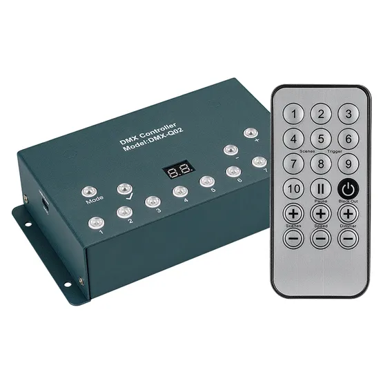 Фото #1 товара Контроллер DMX-Q02A (USB, 512 каналов, ПДУ 18кн) (Arlight, IP20 Металл, 1 год)
