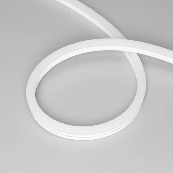 Фото #2 товара Светодиодная лента герметичная MOONLIGHT-PRO-SIDE-X360-12x24mm 24V RGB (12 W/m, IP68, 10m, wire x2) (Arlight, Вывод прямой, 5 лет)