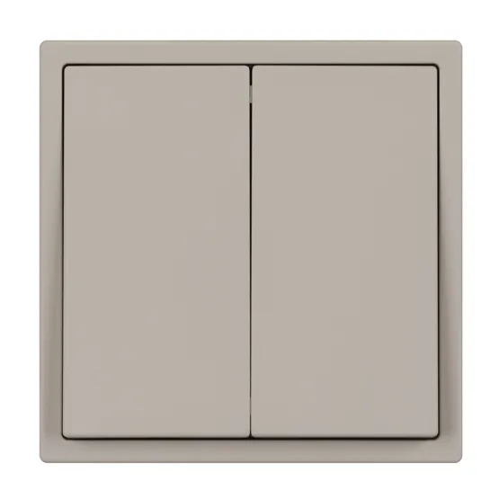 Фото #2 товара Механизм звонкового выключателя двухклавишный SWT-NOBE-MKR2-SFPL-CA (230V, 10A) (Arlight, Кашемир)