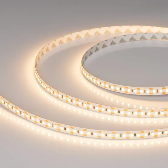 Фото #1 товара Светодиодная лента UL-A140-10mm 48V Warm3000-CX2 (8 W/m, IP20, 30m) (Arlight, резка 2 светодиода)