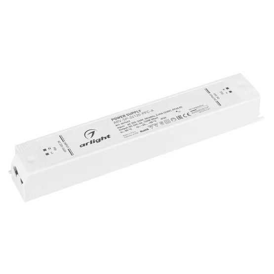 Фото товара Блок питания ARV-SP-24120-PFC-A (24V, 5A, 120W) (Arlight, IP20 Пластик, 5 лет)