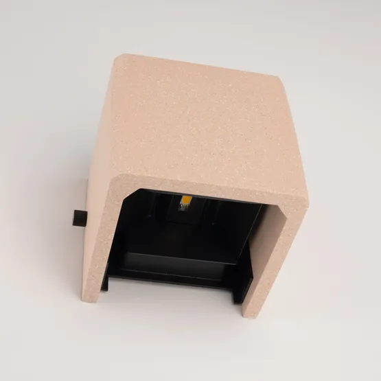 Фото #2 товара Светильник LGD-PERAN-WALL-S120x120-6W Warm3000 (Light ivory, 0-80 deg, 230V) (Arlight, IP65 Бетон, 3 года)