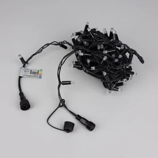 Фото #2 товара Светодиодная гирлянда ARD-STRING-PRO-10000-BLACK-100LED-LIVE RGB-DMX (24V, 10W) (Ardecoled, IP65)