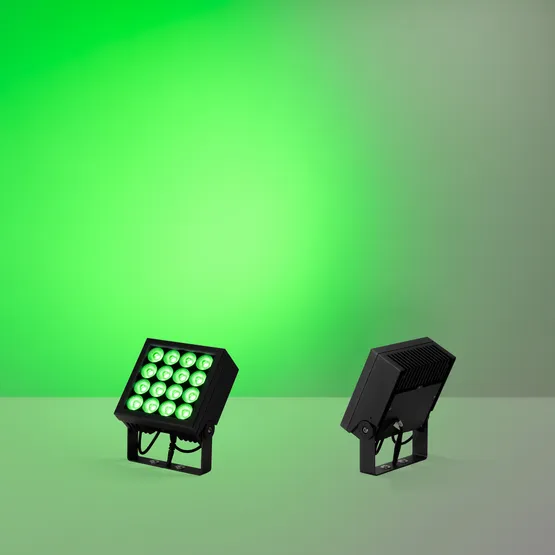 Фото #3 товара Прожектор KT-BLOCK-S220x220-50W RGBW-Day (Графит, 15 deg, 24V, DMX512) (Arlight, IP66 Металл, 3 года)