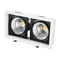 Минифото #1 товара Светильник CL-KARDAN-S283x152-2x25W Warm3000 (WH-BK, 30 deg) (Arlight, IP20 Металл, 3 года)