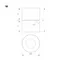 Минифото #2 товара Светильник SP-POINT-SURFACE-R85-12W Warm3200-MIX (WH, 15 deg, 230V) (Arlight, IP20 Металл, 5 лет)