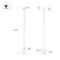 Минифото #2 товара Опора фланцевая OXOR-OK-D75-L10000 (BK) (Arlight, Сталь)