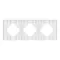 Минифото #2 товара Рамка пластиковая FRM-PERIO-PL-3-GD (Arlight, -)