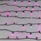 Минифото #4 товара Светодиодная гирлянда ARD-STRING-CLASSIC-10000-BLACK-100LED-FLASH PINK (230V, 7W) (Ardecoled, IP65)