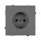 Минифото #3 товара Механизм электрической розетки SCT-NOBE-MEU1-SFPL-GR (230V, 16A) (Arlight, -)
