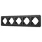 Минифото #1 товара Рамка алюминиевая FRM-AKIRY-SFAL-5-BK (Arlight, -)