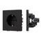 Минифото #1 товара Механизм электрической розетки SCT-NOBE-MEU1-SFPL-BK (230V, 16A) (Arlight, -)