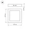 Минифото #6 товара Светильник SP-S225x225-18W Day White (Arlight, IP20 Металл, 3 года)